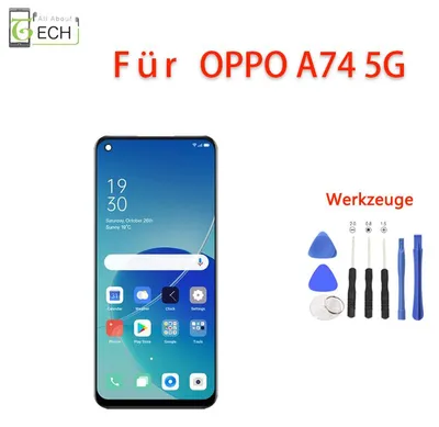 Produktbild von Für Oppo A74 5G CPH2197 LCD Display mit Rahmen Touch Screen Bildschirm