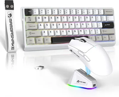 Immagine prodotto di Set da gioco wireless X60HE Tastiera e mouse X11, interruttore Hall Effect, 22.000 DPI, tripla modalità BT/2.4G/USB-C, ultraleggero, Rapid Trigger, RGB, polling 8K