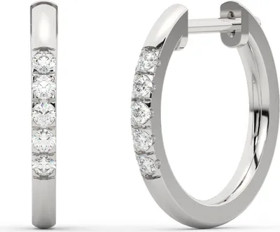 Zdjęcie produktu dla Diam Addict Creole, złoto próby 585, 1,4 cm, biały diament, 319310002-1