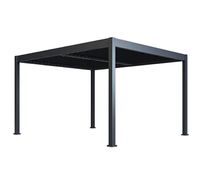 Produktbild von Paragon Outdoor Grand Tuscan 1214 Aluminium Pergola mit Lamellendach 4x4 m