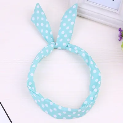 Image de Bandeau Mélanie Vert et Blanc - Élégance et Style pour Vos Cheveux KP4160