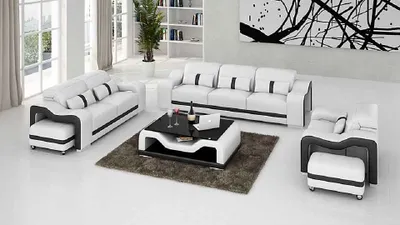 Obrázek produktu pro Sedací Souprava 3+1 Místná Designová Pohovka Čalounění