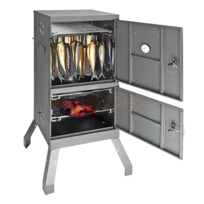 Produktbild von Gartenräucherschrank tragbar 50x48x100 cm Freiburg