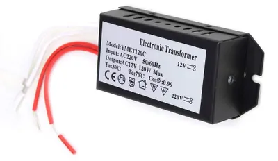 Produktbild von Elektronischer Transformator 220V auf 12V, 120W – für LED-Beleuchtung und Elektronik