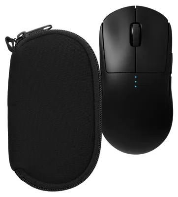 Produktbild von kwmobile Hülle für Logitech G Pro Wireless 1 Hülle - Mouse Case - Neopren Tasche - Schutzhülle für PC Maus - Transporttasche Zubehör - Schwarz