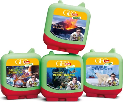 Produktbild von Geolino Mini- Set – bestehend aus 4 Clever Tonies