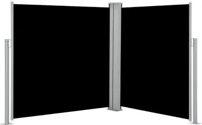 Immagine prodotto di vidaXL Tenda laterale estensibile nera 140 x 600 cm