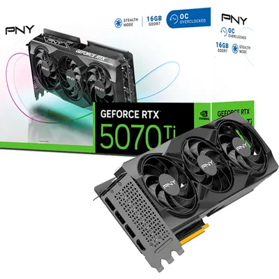 Image de PNY GeForce RTX 5070 Ti OC NVIDIA 16 Go GDDR7