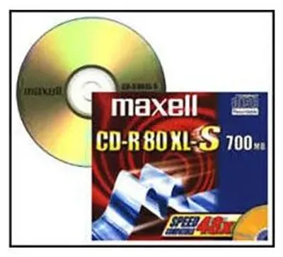 Produktbild von Maxell CD-R80 XL II 700MB Audio-CD-R, 700 MB, 80 min, 1 Stück