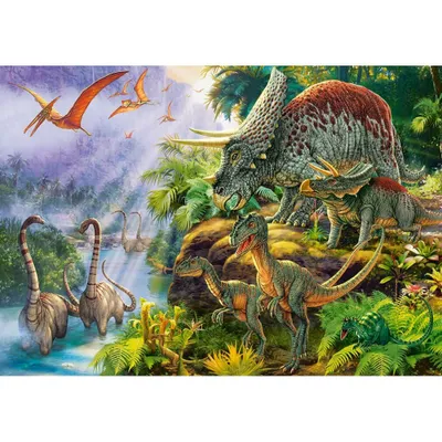 Produktbild von CASTORLAND Dinosaurier-Tal Puzzle 500 Teile
