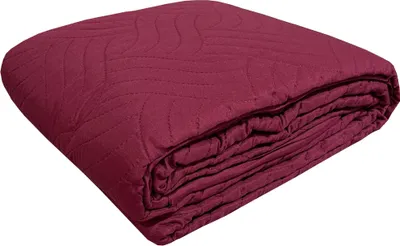Produktbild von Tagesdecke Bettüberwurf Uni Einfarbig gesteppt Wohndecke Steppdecke Sofaüberwurf, Größe:220x240 cm, Farbe:bordeaux