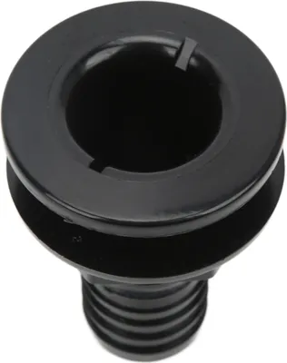Image de 1-1/2 pouces par raccord de coque, raccord de tuyau droit en ABS, accessoires pour bateaux, marines, noir