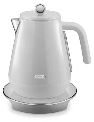 Image de Bouilloire électrique DeLonghi Eclectica KBY2011.W - 1.7 l, blanche