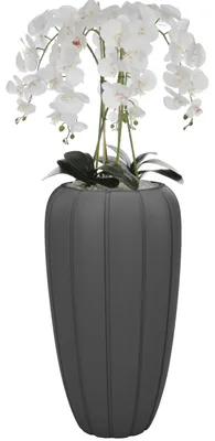Image de Fleurs artificielles, orchidée, décoration d'intérieur, BLANC