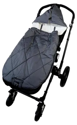 Produktbild von Regenschutz Fußsack für Kinderwagen (dunkelgrau)