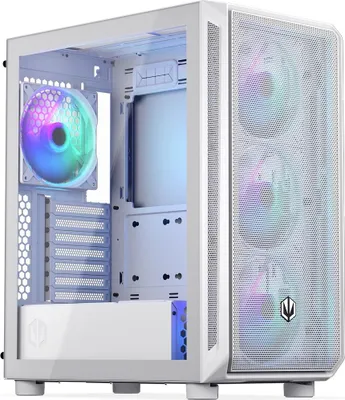 Zdjęcie produktu dla ENDORFY ARX 500 ARGB White, Midi Tower, PC, Biały, ATX, micro ATX, Mini-ITX, Szkło hartowane, Gaming