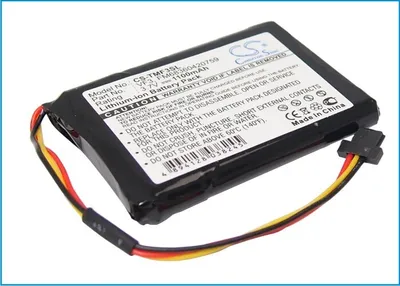 Immagine prodotto di TECHTEK Batteria compatibile con [TomTom] Go XL330S, Quanta sostituisce FM68360420759, per VF3, per VF3F