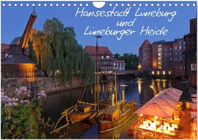 Produktbild von Hansestadt Lüneburg und Lüneburger Heide (Wandkalender 2026 DIN A4 quer), CALVENDO Monatskalender