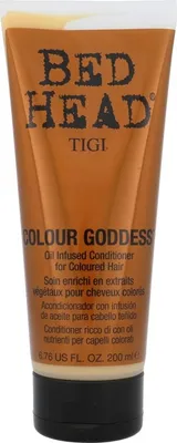 Obrázek produktu pro Tigi Colour Goddess, Unisex, Neprofesionální kondicionér, Obarvené vlasy, Ochara barvy, Změkčující, 200 ml, WATER (AQUA/EAU), CETEARYL ALCOHOL, DIMETHICONE, GLYCERIN, MINERAL OIL (PARAFFINUM LIQUIDUM/HUILE...