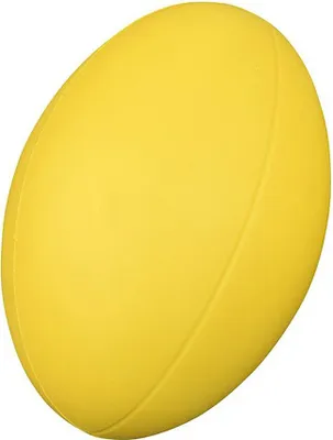 Immagine prodotto di Pallone da rugby pre-sportivo in schiuma giallo - pallone da allenamento impugnatura resistente