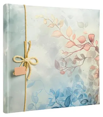 Zdjęcie produktu dla Album tradycyjny na zdjęcia Flora 25x25 cm 40 stron niebieski