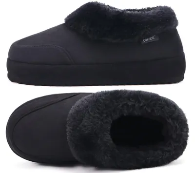 Productafbeelding van Dames Warm Winter Slippers met Pluche Voering en Suède