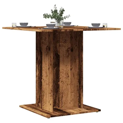 Produktbild von "im Angebot" Esstisch Altholz-Optik 80x80x75 cm Holzwerkstoff - Esstische CC24174