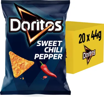 Imagen del producto de Doritos Sabor Chili Dulce, 20 paquetes de 44g – Doritos en formato mini