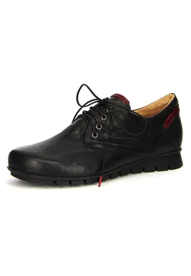 Produktbild von Think MENSCHA Damenschuhe - bequeme Schnür- Halbschuhe schwarz Freizeit NEU