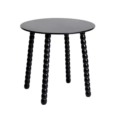 Zdjęcie produktu dla HOMLA Stolik kawowy RESLE czarny 40x40x40 cm