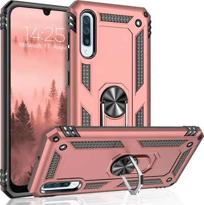 Produktbild von Armor Outdoor Handyhülle für Samsung Galaxy A50 Handy Panzer Case Cover Schutzhülle Farbe: Rosegold