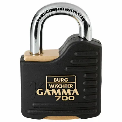 Produktbild von BURG-WÄCHTER Gamma 700 55 SB, Vorhängeschloss mit Schlüssel (Bügelstärke: 9 mm, Stahlbügel)