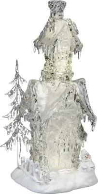 Produktbild von formano LED Winterhaus Acryl 45 cm mit Licht Weihnachtsdeko Haus beleuchtet