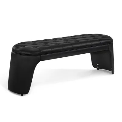 Produktbild von 3-Sitzer Sitzbank, Sitzbreite 150 cm, Moderne Wartebank, Polsterbank Schlafzimmer W510