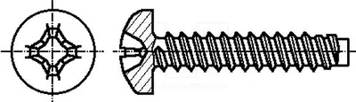 Immagine prodotto di 200 viti A2, testa bombata: cilindriche, codice BN: 1432 1215760, dimensioni 2,2 x 6,5