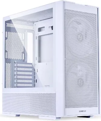 Zdjęcie produktu dla Lian Li LANCOOL 206, Tower, PC, Biały, ATX, micro ATX, Mini-ITX, Stal, Szkło hartowane, Gaming
