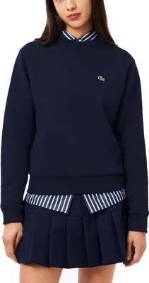 Produktbild von LACOSTE RELAXED FIT FLEECE CREW NECK Blau