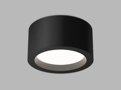 Productafbeelding van LED2 1235553CS Plafondlamp KAPA ON 19, B, CASAMBI, 25W, 3000K/3500K/4000K, zwart