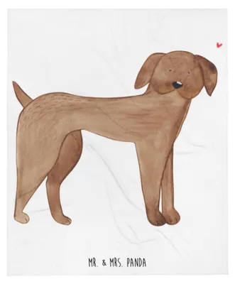 Produktbild von Mr. & Mrs. Panda Kuscheldecke Hund Dogge - Weiß - Geschenk, Herz, Hunde, Deutsche, Plaid, Bettdecke, Kunstfelldecke, Süß, Sprüche, Decke, Tagesdecke, Sofaüberwurf