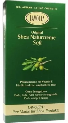 Productafbeelding van Dr. Armah's LaVolta Shea Natuurcrème, zachte formule, 75 ml