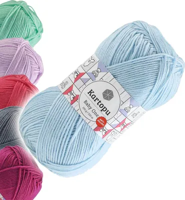 Produktbild von 100g Strickgarn Kartopu BABY ONE Antipilling Babywolle Babystrickgarn, 45 Farben