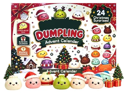 Produktbild von Squishy Adventskalender 2026 Squishy Dumpling Weihnachtskalender D