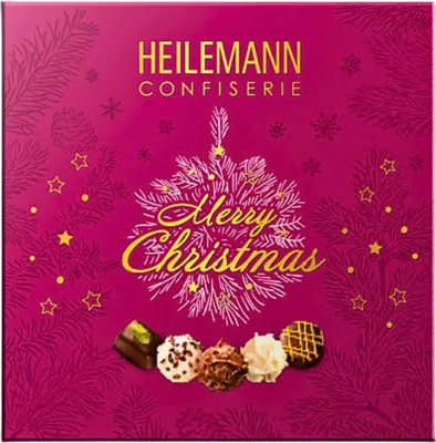 Produktbild von Heilemann Mini Pralinés "Merry Christmas", 91g