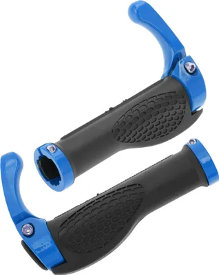 Image de 1 Ensemble De Poignées De Vélo, Poignées De Vélo Ergonomiques Antidérapantes, Poignées De Guidon De Vélo En Forme De Corne De Vache Pour Vélo Électrique Vtt, Bleu