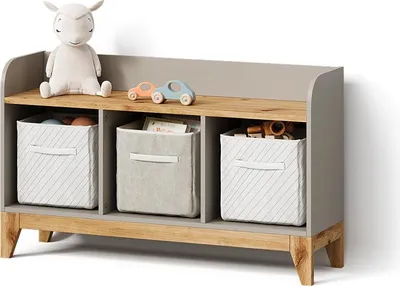 Immagine prodotto di Panca per bambini Livinity Mailo Cashmere/Artigianale 107.2 x 63.8 cm XL con 3 cassetti, Model 59770