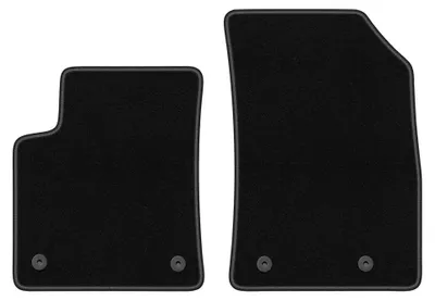 Immagine prodotto di Tappetini anteriori in moquette per Opel Crossland X 2017- (crossover) – 2 pezzi, neri, su misura – Wielganizator BASIC