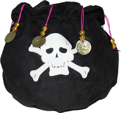 Produktbild von schwarzer Piratenbeutel
