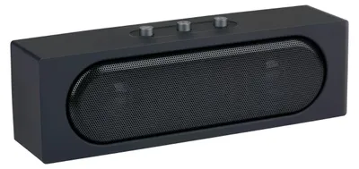 Image de Haut-parleur Bluetooth Retro 2x5W - Boîte à musique sans fil avec AUX et carte TF - Partybpx pour l'intérieur et l'extérieur - 10 heures d'autonomie - Rechargeable USB-C - Noir