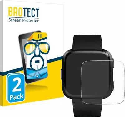 Produktbild von 2x Für Fitbit Versa / Lite / Special Edition Schutzfolie BROTECT Displayschutz Display Schutz Folie Klar Transparent