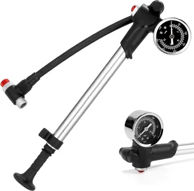 Zdjęcie produktu dla Pompa wysokociśnieniowa - 300 PSI - z manometrem - 2 w 1